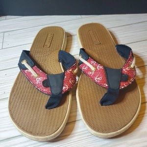 Sperry flip flops